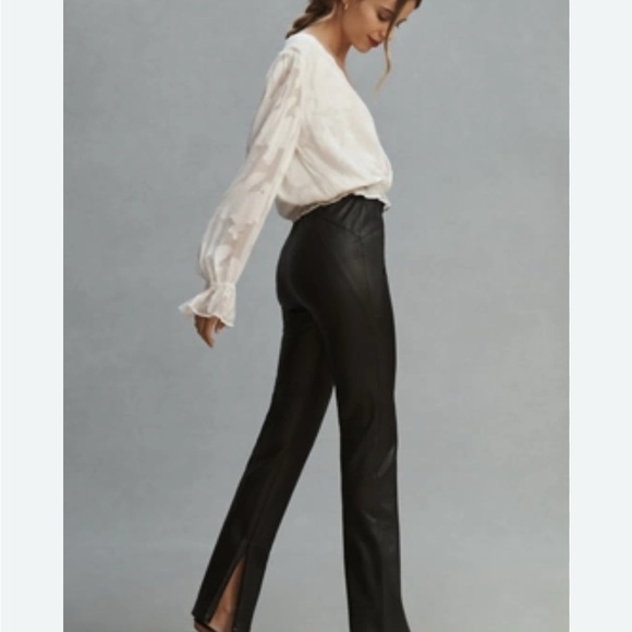 Pilcro Pants - Pilcro Anthropology Glasgow Faux Leather Pants 27